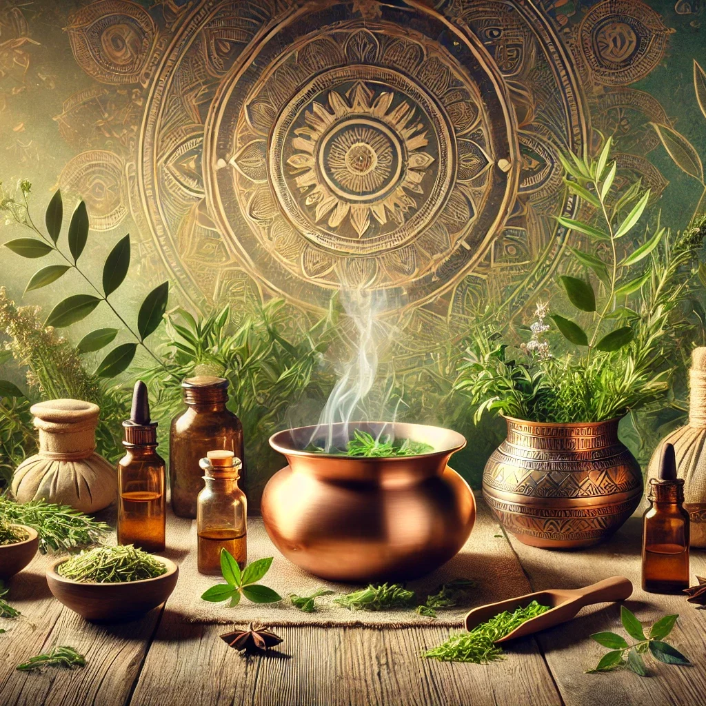 Ayurveda background 2